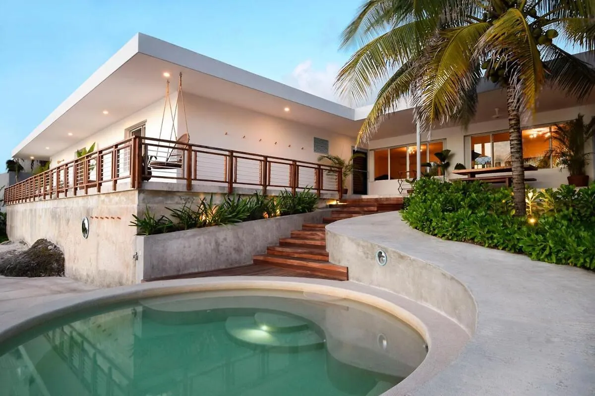 Gorgeous Beachfront Villa Cozumel Paradise
